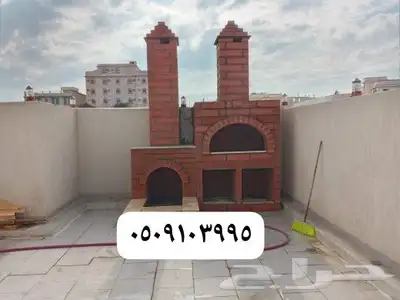 مشبات شويات أفران مشبات رخام حديثة مناقل اكواخ خشبية 9