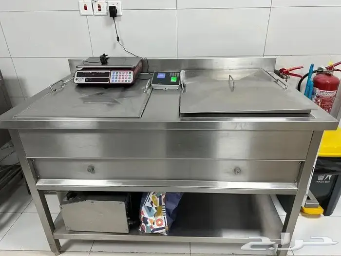 قلاية غاز جديدة و قديمة للمطاعم للدونات للبيع 0