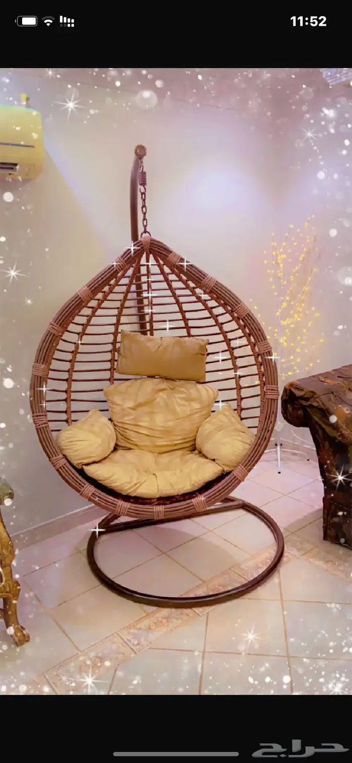 مرجوحة استرخاء وسرير اطفال للبيع 0