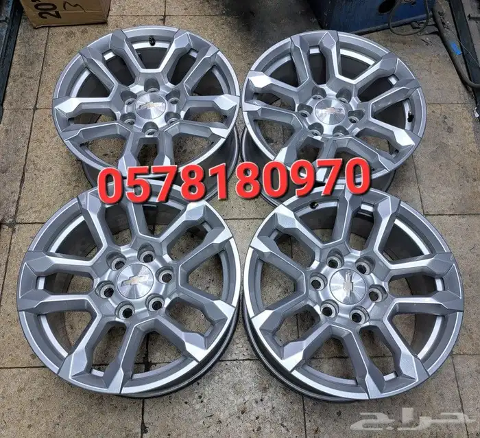 جنوط سلفرادوLTموديل 2023مقاس 18اصليه وكاله 3