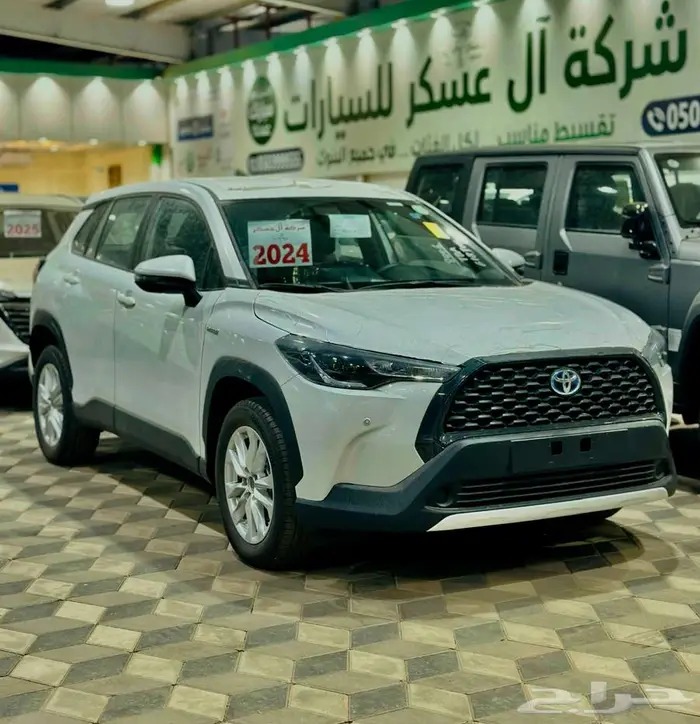 كورولا كروس ستاندر أبيض هايبرد 2024 0