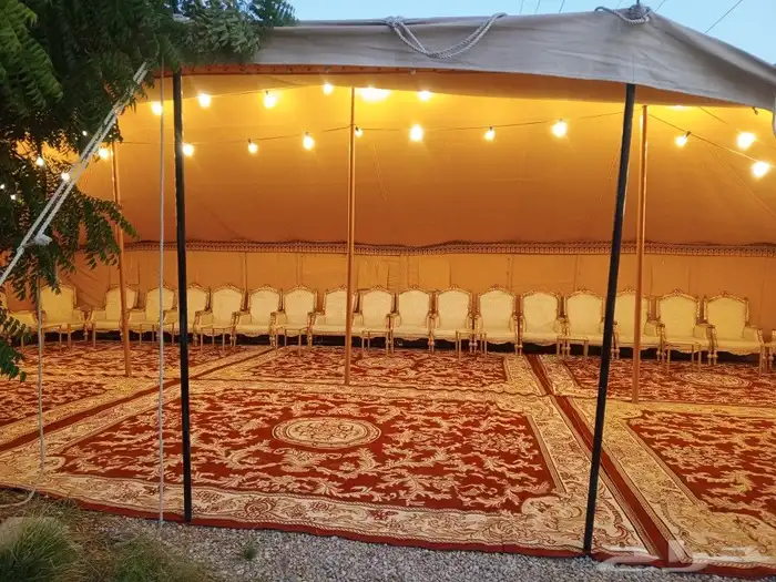 تاجير خيام وبيوت شعر ودفايات وخيم واخيام ومخيمات 0