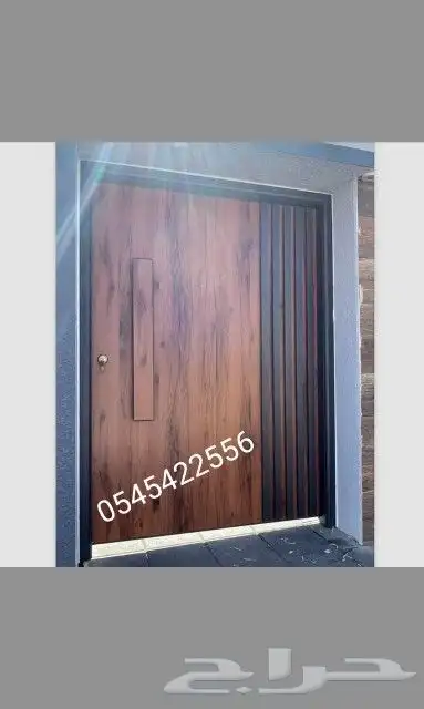 ابواب حديد كلادينج والمنيوم كلادينج 13