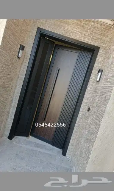 ابواب حديد كلادينج والمنيوم كلادينج 10