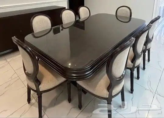 طاولات  طعام كراسي بوفيه الرياض  ابها بقيق عرعر جده مكه ال 1