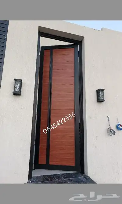 ابواب حديد كلادينج والمنيوم كلادينج 8