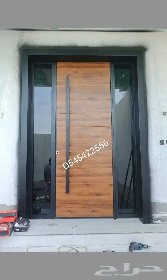 ابواب حديد كلادينج والمنيوم كلادينج 7