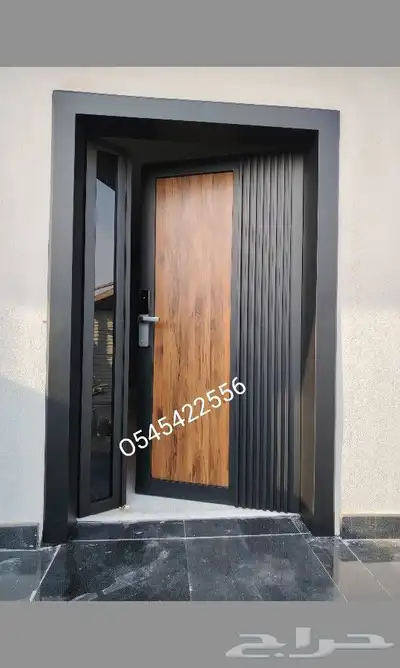 ابواب حديد كلادينج والمنيوم كلادينج 14