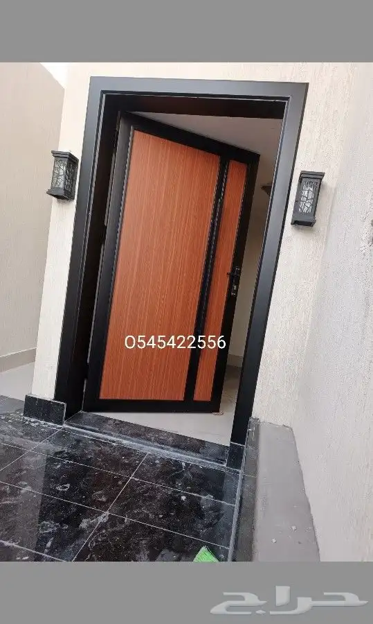 ابواب حديد كلادينج والمنيوم كلادينج 9