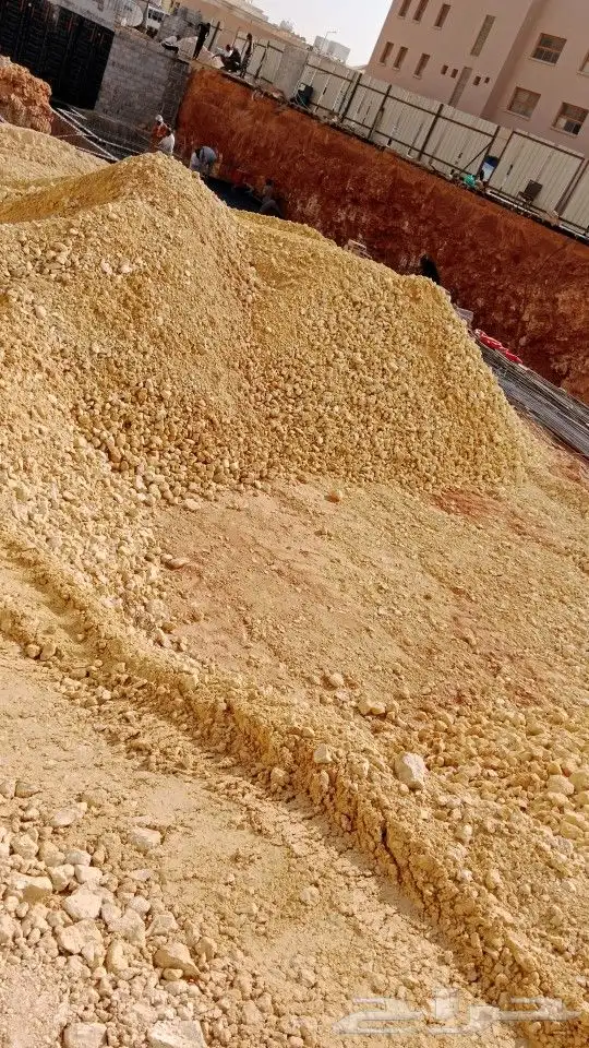 توريد صبيز كساره رمل لياسه رمل احمر رمل البناء دفان بلاط دفن 3