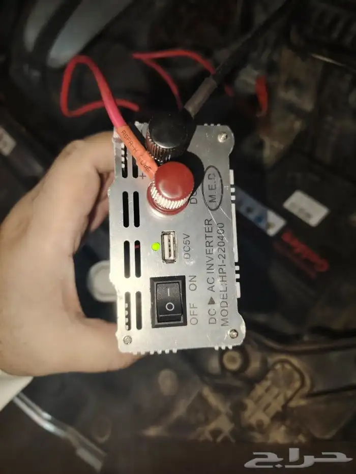 محول كهربا من 12 فولت الى 220 فولت محول بطارية السياره 400w 0