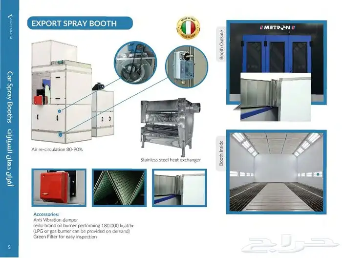 فرن رش بويا فرن دهان سيارات افران البويا و الدهان عروض 2