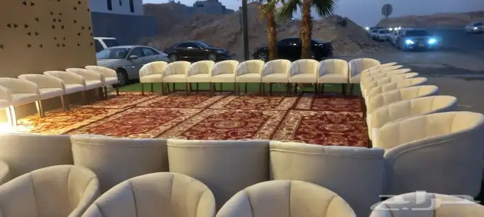 تاجير طاولات كراسي كنب دفايات جميع انواع 6