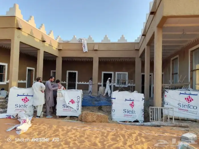 مقالات مباني تراث حجر وطين وسقواف وترميمت البيوت القديمه وتل 7