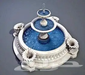 شلال رخام و نوافير حجر طبيعي ورخام طبيعي حسب المقاس 11