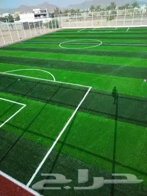 عشب صناعي ملاغب اكريليك بلاط مطاطي 7