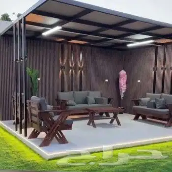 برجولات جلسات شتويه تنسيق حدائق 2