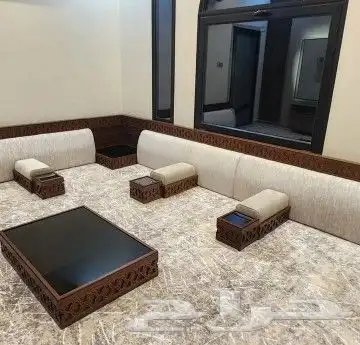 تفصيل كنب ارضي و مغربي وكلاسيكي وتنجيد كنب و مساند 31