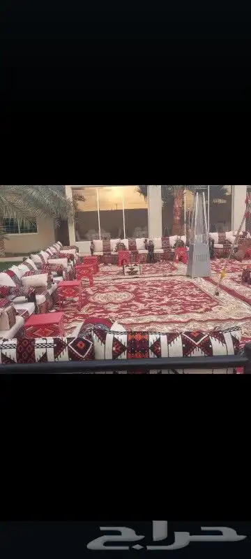 تاجير طاولات كراسي كنب دفايات جميع انواع 2