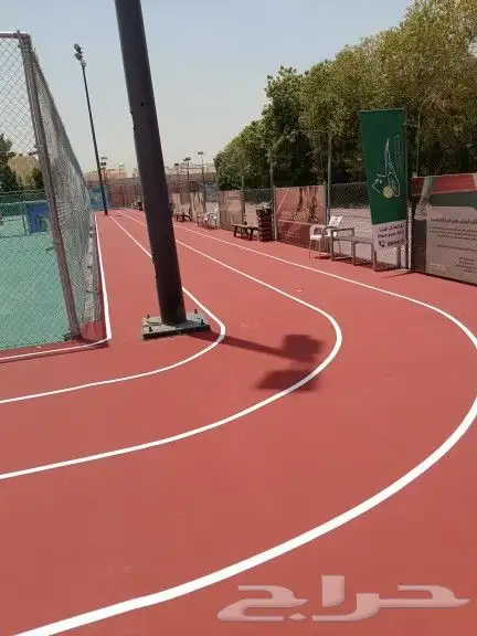 عشب صناعي ملاغب اكريليك بلاط مطاطي 2