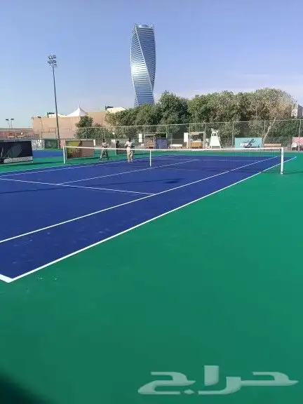 عشب صناعي ملاغب اكريليك بلاط مطاطي 0
