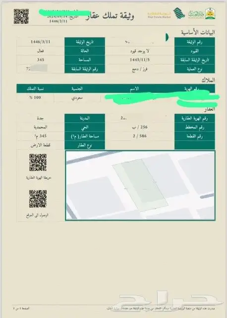 اراضي للبيع في جده منطقة فلل 6