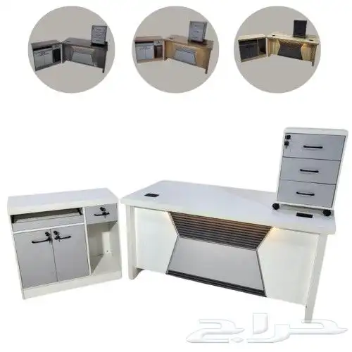 مكتب سكرتارية ادراج طقم مدير فخم محطة العمل كراسي كنب انتظار 29