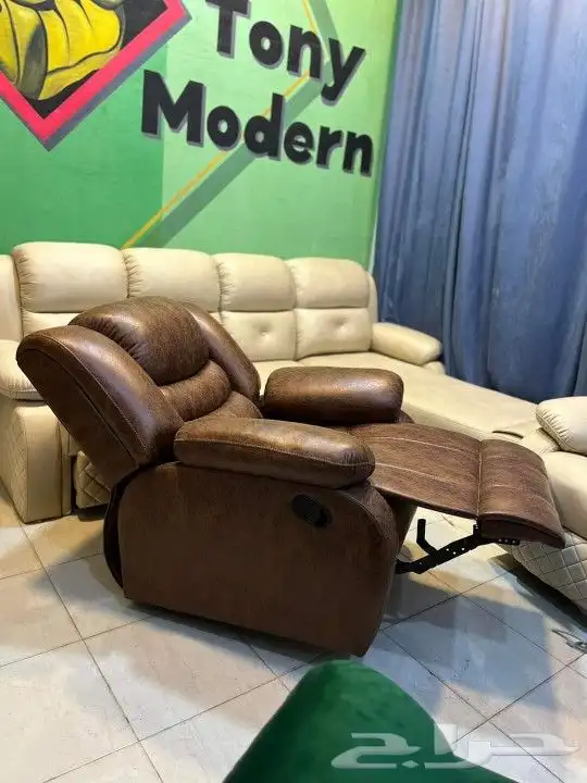 كرسي استرخاء دوارن 360 درجه بمكينه ميكانزم 3