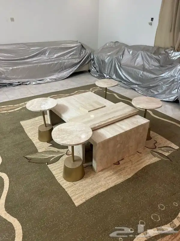 طاولات رخام ترفنتينو حسب الطلب 12
