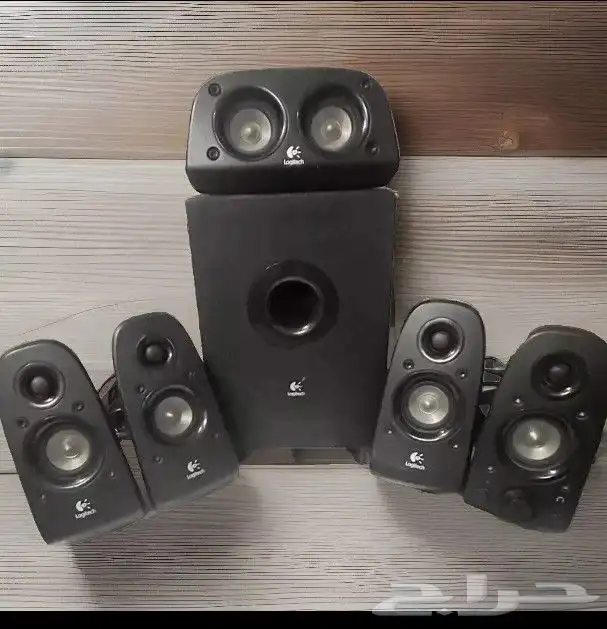 سماعه محيطيه 5.1 حقيقي لوجيتك Logitech z506 مع صب ووفر 1