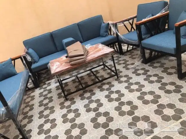 جلسات خارجيه خشب وحديد تفصيل وجاهز 0