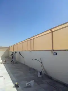 مظلات وسواتر تركيب سندوييش بنل 1