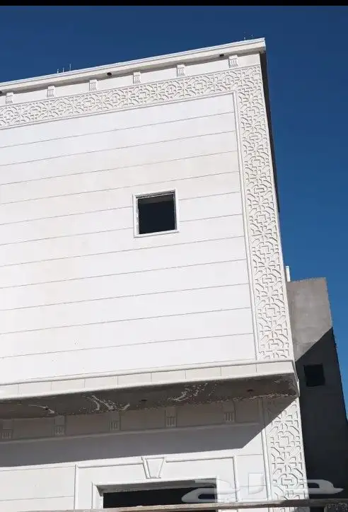 أعمال كسر رخام وا لياسه ملونه على واجهات العماره 13