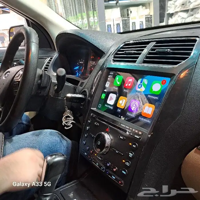 شاشة فورد اكسبلور مديل 2012-2017 بنظام ابل كار بلي 1