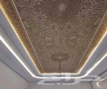 ديكورت دخاليه وحفر مغربي وجميع الجبسيات السلاميه والقباب وال 9