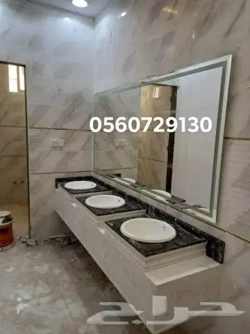 من المصنع للعميل مغاسل رخام تفصيل وتوريد (طبيعى  صناعى). 0