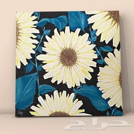 لوحة زهرة عباد الشمس عمل فني جديد 0