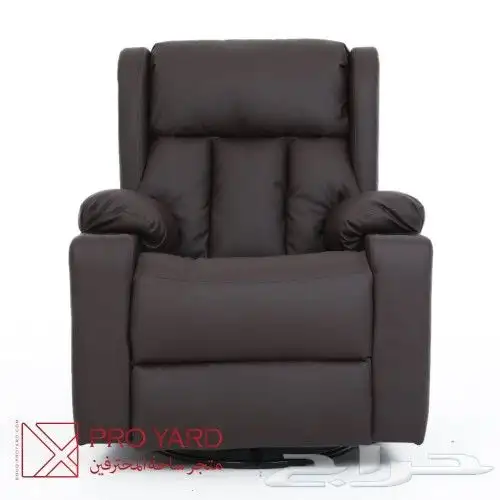 كرسي إسترخاء كهربائي هزاز جلد 5