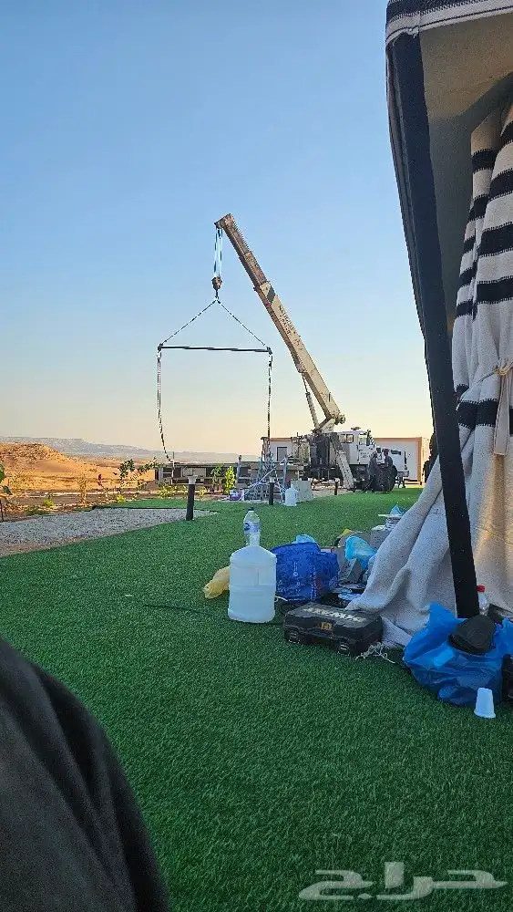 نقل بركسات غرف جاهزه سطحه ونش 5