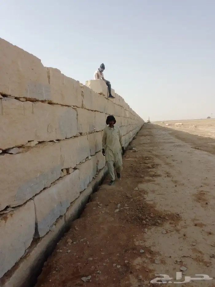 الحجر التراثية بناء الأهرامات والاسوار بديل الاسمنت والبلك 1