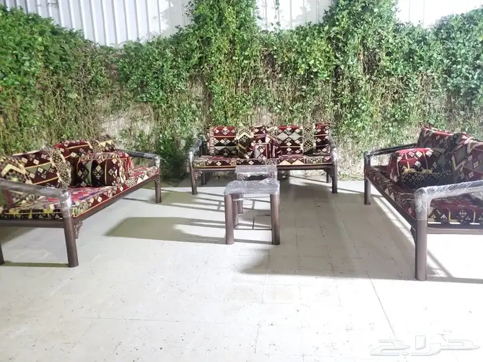 كراسي حديد جلسات خارجيه مراكيز شعبيه كويتيه 16