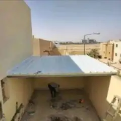 مظلات وساندوتش بنل وجميع اعمال الحداده 6