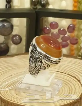 خاتم سليماني هندي فاخر ولون مميز 15