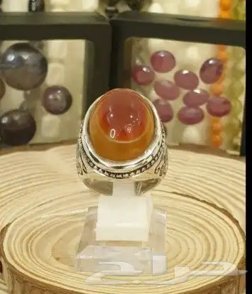 خاتم سليماني هندي فاخر ولون مميز 14