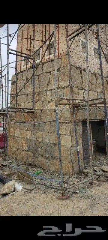تلبيس حجر ورص اراضي وبيوت تراثيه 4