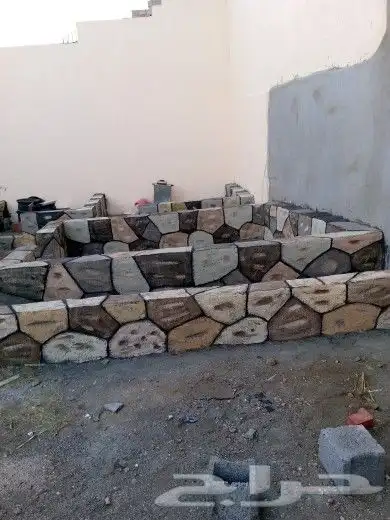 معلم حجر وديكورات اسمنتيه 20
