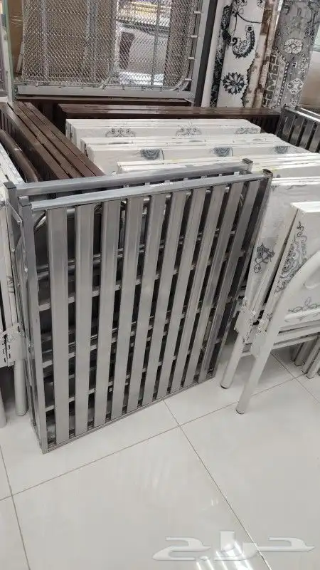 سريرحديد فرش سكن غرف سواق غرف عمال سرير قابل للطي 3