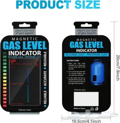مؤشر مستوى الغاز المغناطيسي لأسطوانة الغاز قطعتين 5