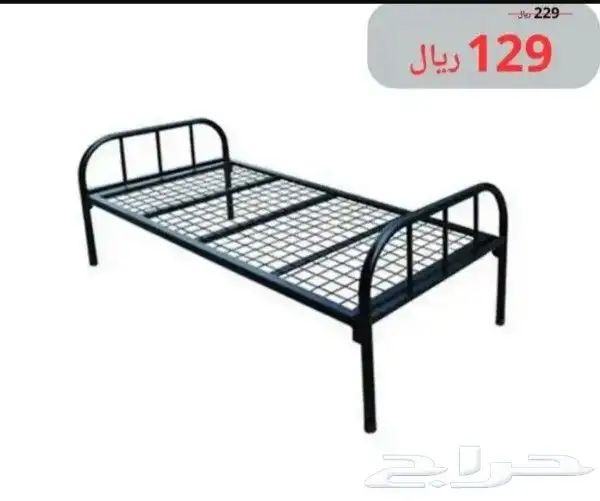 سريرحديد فرش سكن غرف سواق غرف عمال سرير قابل للطي 0
