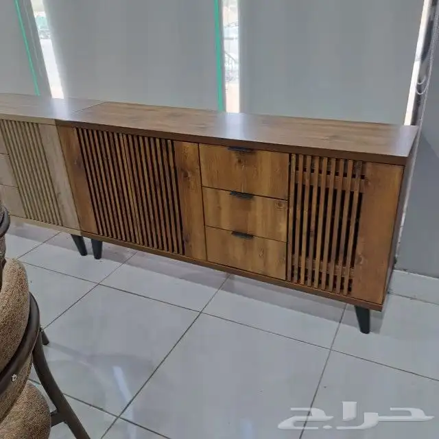 طاوله بوفيه خشب 1